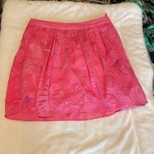 Lilly Pulitzer Hot Pink Mini Skirt